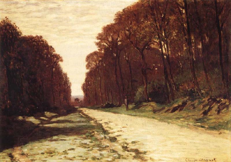 Claude Monet Road in Forest